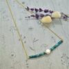 Κολιέ Pearl in Turquoise Shades