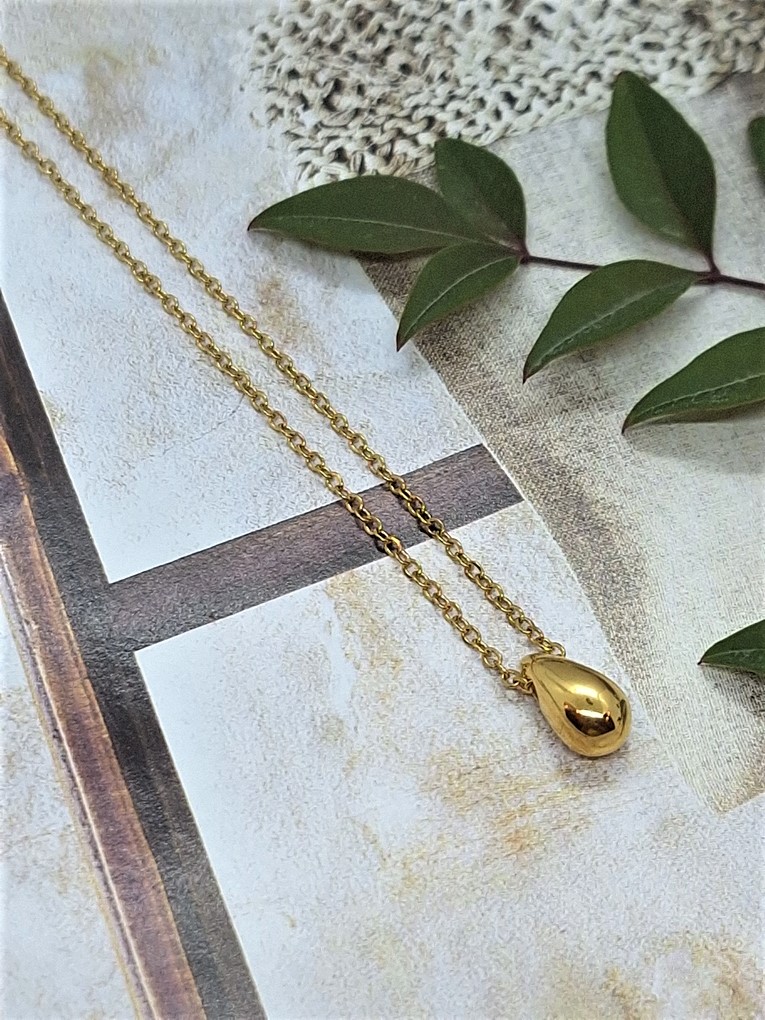 Κολιέ Gold Drop