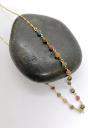 Κολιέ Ροζάριο Tourmaline