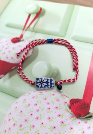 Μαρτάκι Κεραμικό Νιφάδα Μπλε