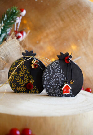 Γούρι Ρόδι Φύλλα και Δεντράκια (Size: Μ)