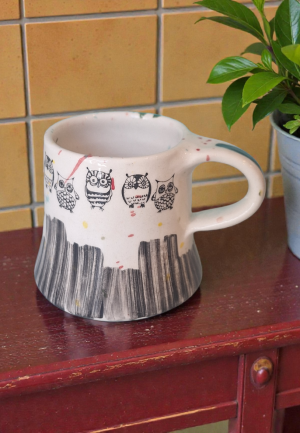 Κεραμική Κούπα Owls