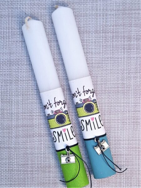 Λαμπάδα "Don't Forget to Smile"