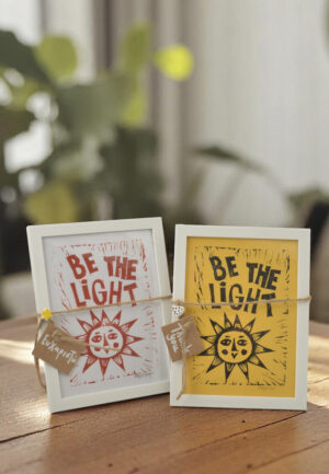 Καδράκι "Be the Light"