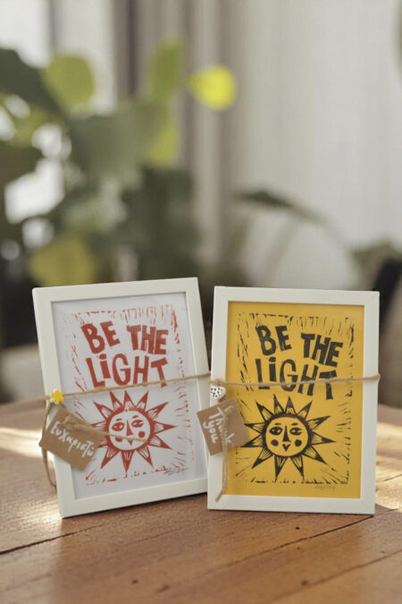 Καδράκι "Be the Light"