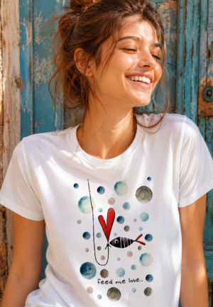 T-Shirt "Feed me Love"
