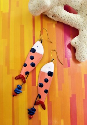 Σκουλαρίκια Dotty Fish