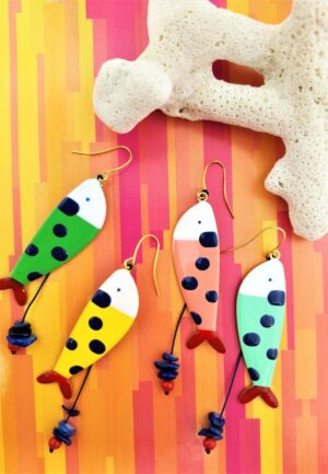 Σκουλαρίκια Dotty Fish