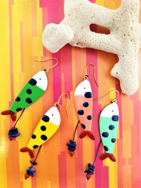 Σκουλαρίκια Dotty Fish