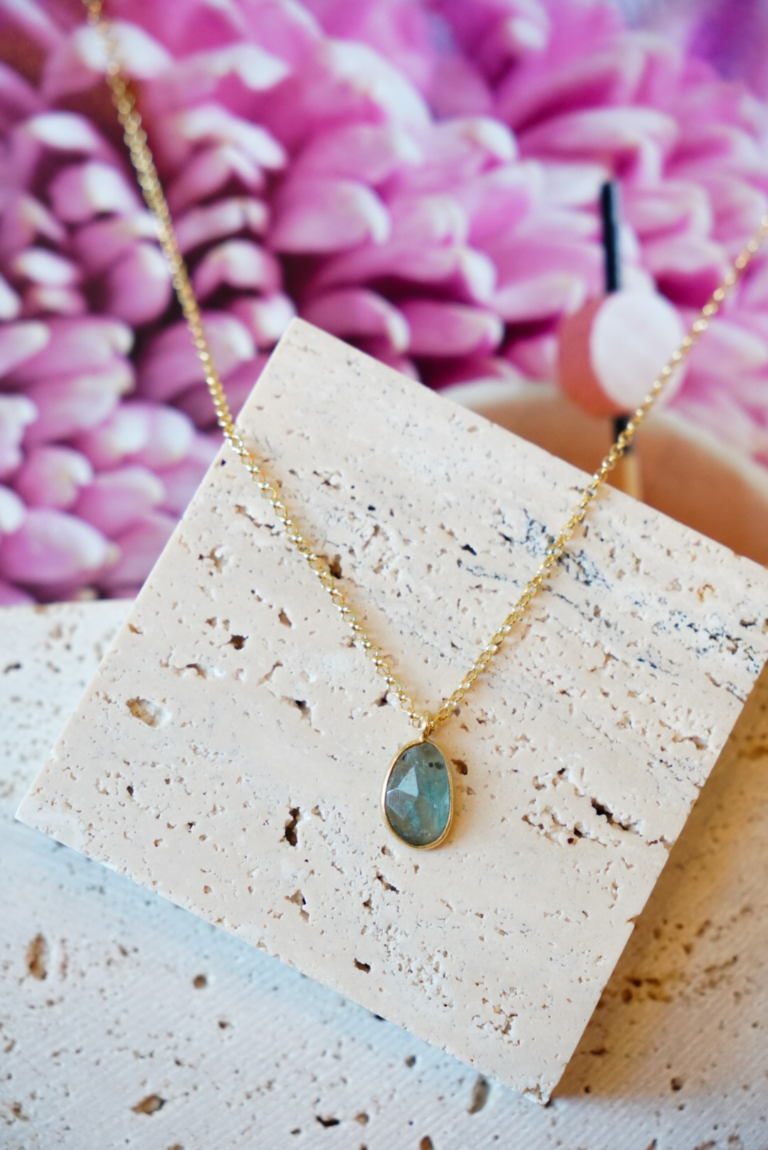 Κολιέ Aqua Shine Oval