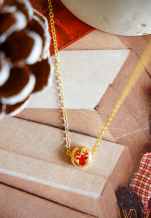 Κολιέ Κόκκινος Τάρανδος