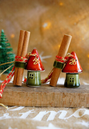 Γούρι Πράσινο Μανιταρόσπιτο