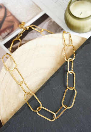 Κολιέ Chunky Αλυσίδα Χρυσαφί