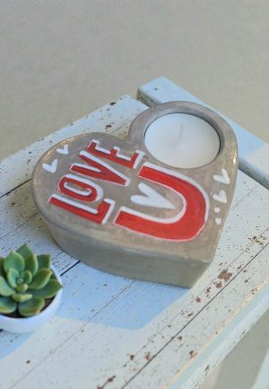 Ρεσό Καρδιά "Love You"