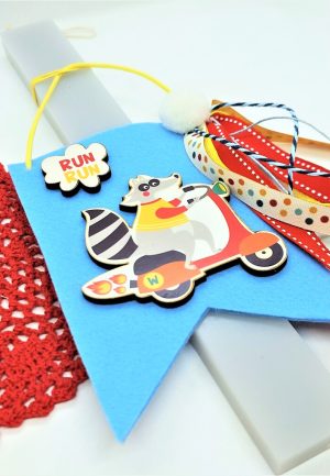 Λαμπάδα Ασβός με Βέσπα