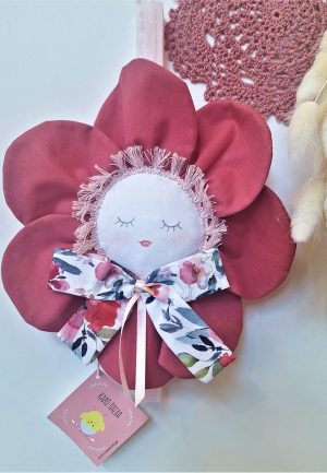 Λαμπάδα Υφασμάτινο Λουλούδι