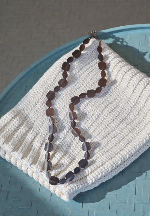 Κολιέ Dark Frosted Grey