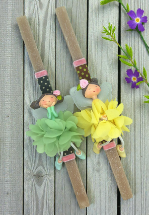 Λαμπάδα Λουλουδένια