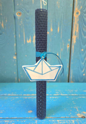 Λαμπάδα Κεραμική Βαρκούλα