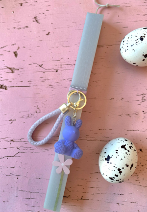 Λαμπάδα Μπρελόκ Lucky Bunny