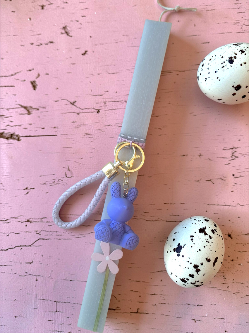 Λαμπάδα Μπρελόκ Lucky Bunny