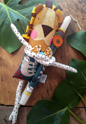 Λαμπάδα Υφασμάτινο Λιονταράκι