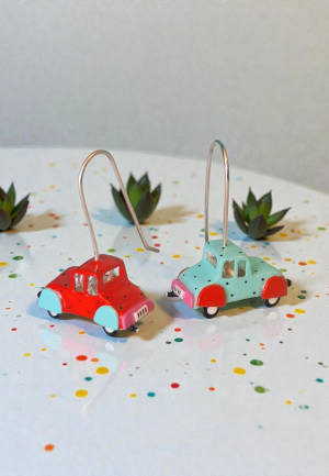 Σκουλαρίκια Pop Art Cars