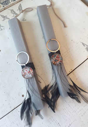 Λαμπάδα Μπρελόκ Εξωτικά Πουλιά