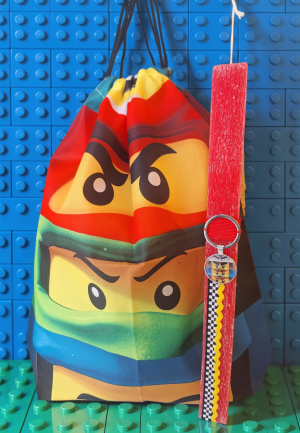 Λαμπάδα Μπρελόκ - Τσάντα Ninjago