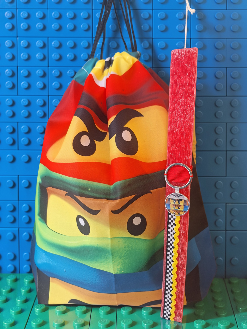 Λαμπάδα Μπρελόκ - Τσάντα Ninjago