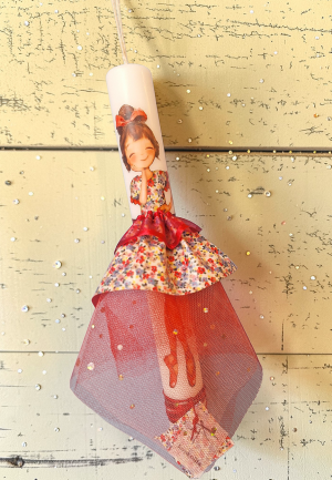 Λαμπάδα Floral Μπαλαρίνα