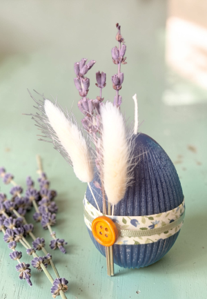 Αβγό Κερί Μπλε με Λεβάντα