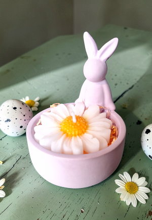 Ρεσό Λαγουδάκι με Λευκή Μαργαρίτα