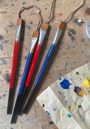 Λαμπάδα Χρωματιστό Πινέλο