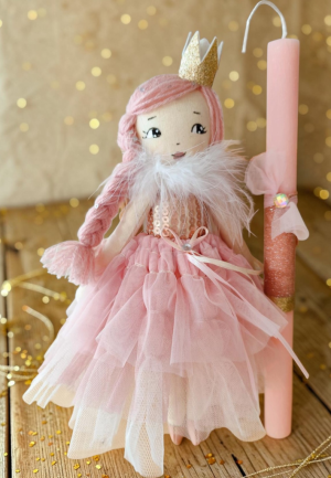 Λαμπάδα Χειροποίητη Κούκλα Σίσσυ