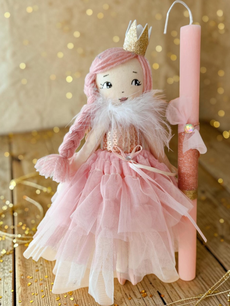 Λαμπάδα Χειροποίητη Κούκλα Σίσσυ, η Πριγκίπισσα