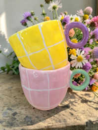 Κεραμική Κούπα Χρώμα στο Τετράγωνο