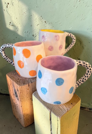 Κεραμική Κούπα με Πουά