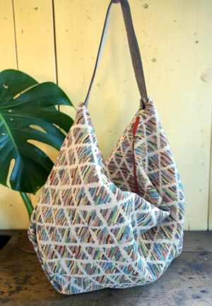 Oversized Τσάντα Ώμου Ρόμβοι