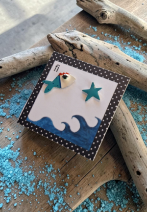 Σκουλαρίκια Mini Seaworld Turquoise