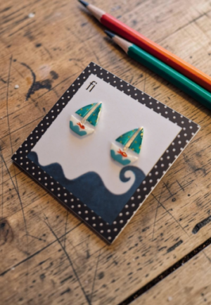 Σκουλαρίκια Mini Boats