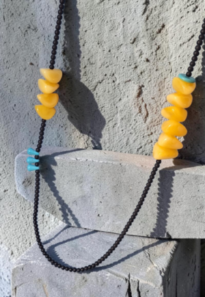Κολιέ Yellow Pebbles