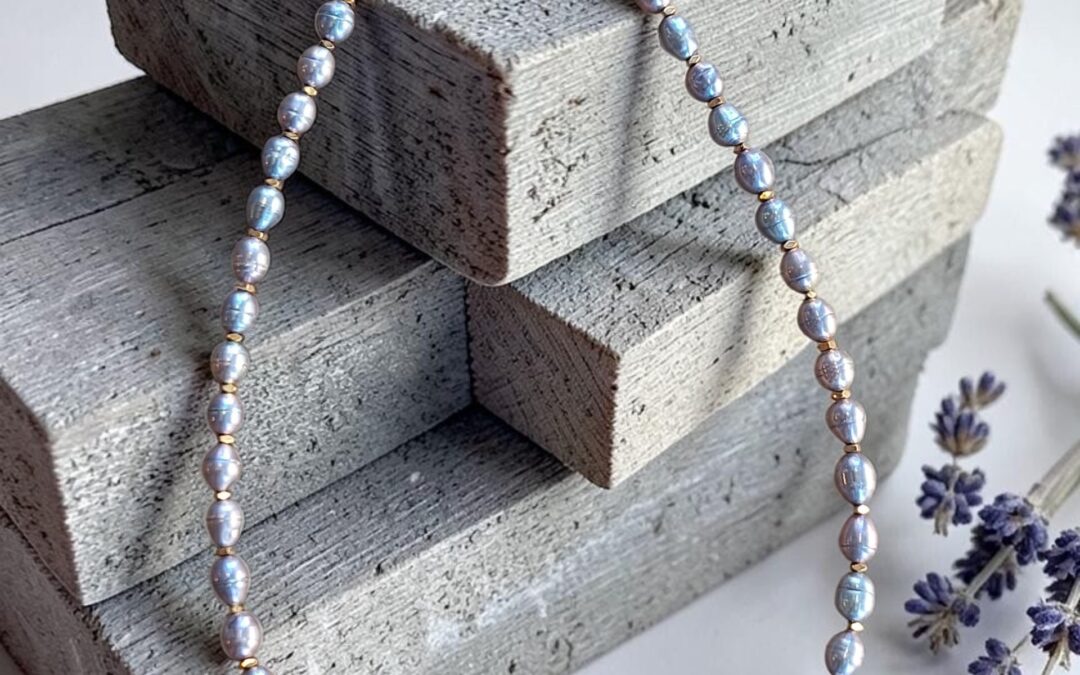 Κολιέ Black Pearl Elegance
